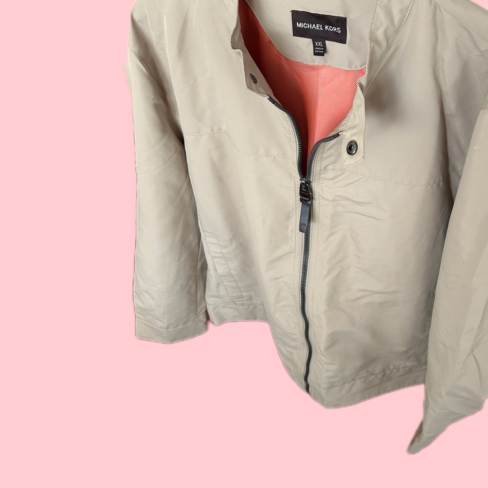 Michael Kors Men's Beige Lightweight Jacket
